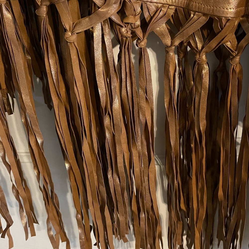 Pure leather cape - Picture 2 of 3
